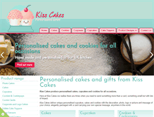 Tablet Screenshot of kiss-cakes.com